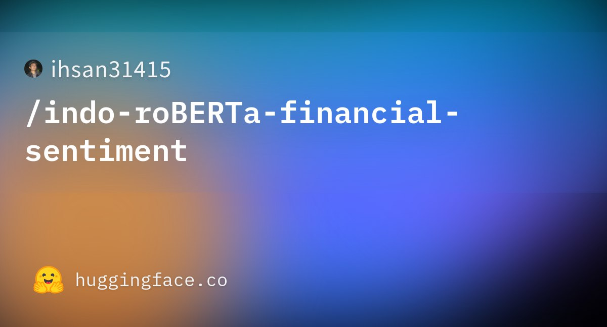 Indonesian RoBERTa Financial Sentiment Classifier